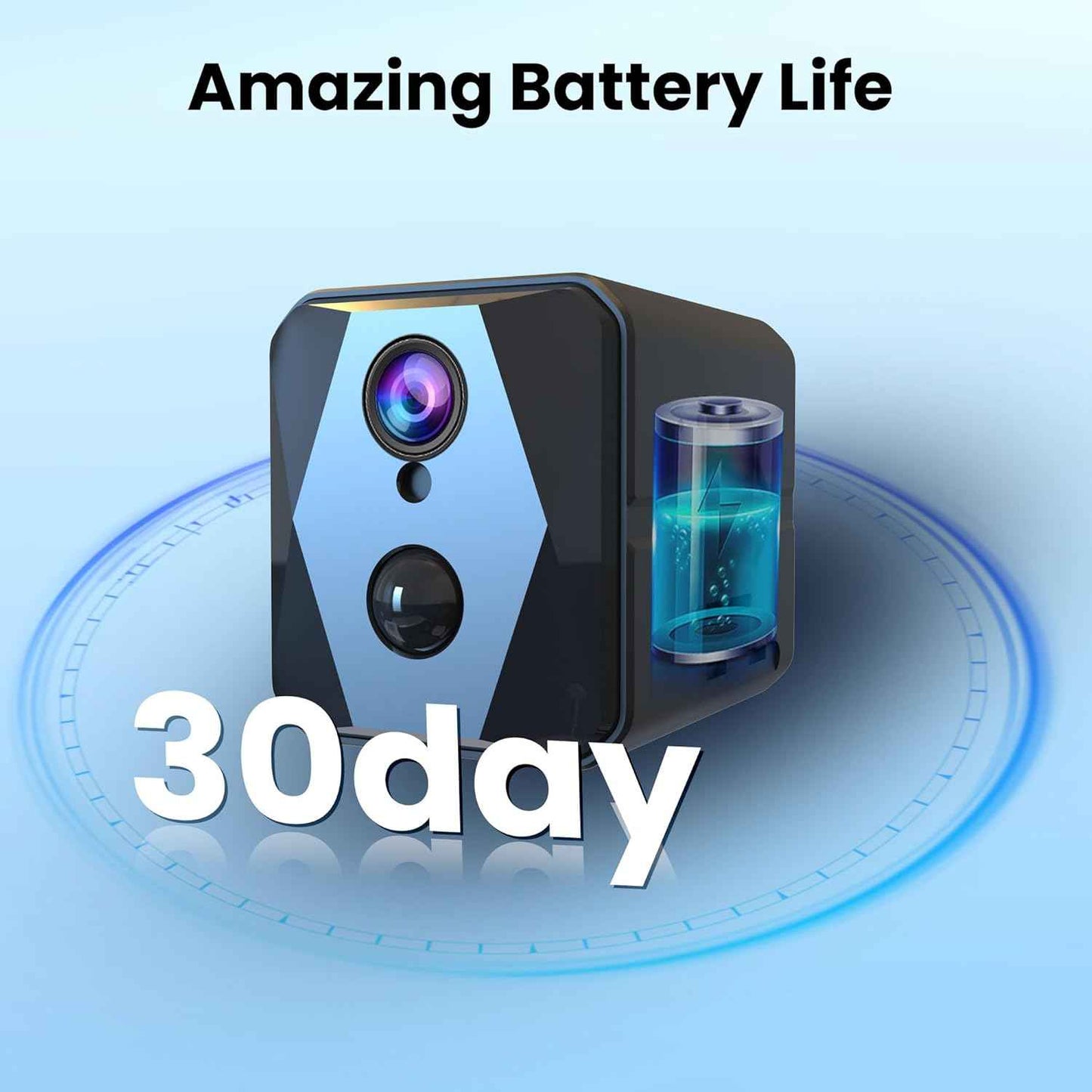 Wi-Fi Security Camera 2K FHD Cloud & SD Storage Motion Detection FREE 64GB Card