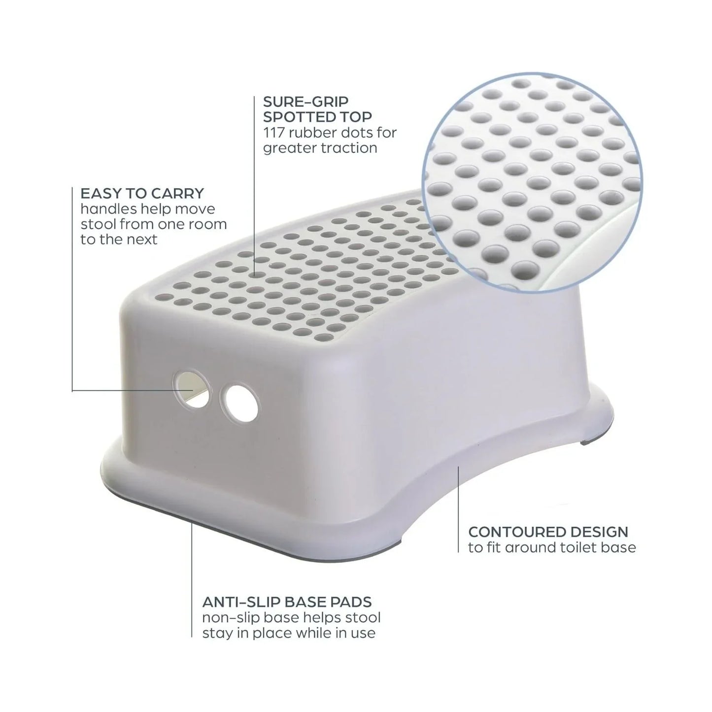 Dreambaby Step Stool - Grey