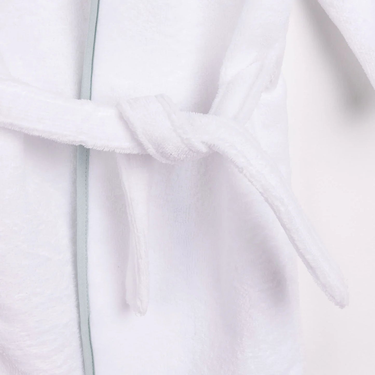 Mollia Boy Baby Bathrobe - White