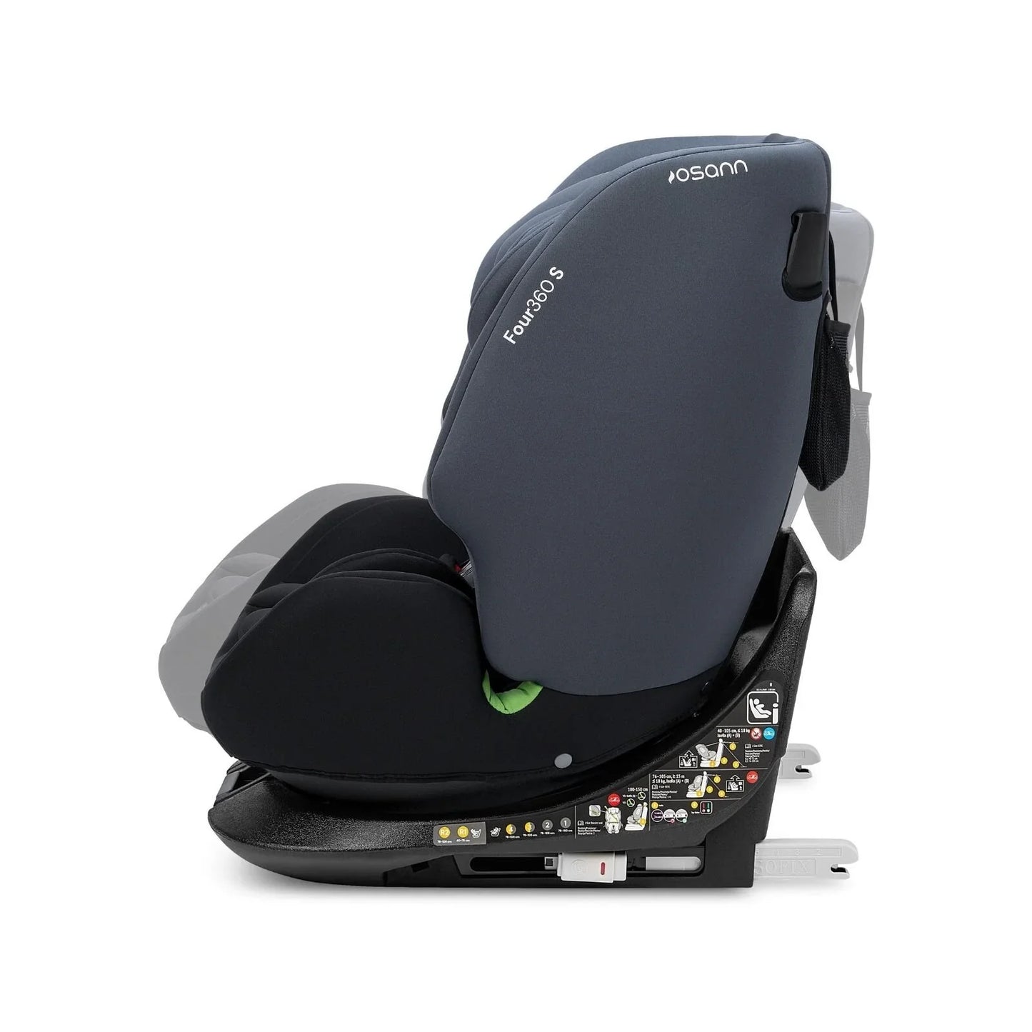 Osann Four360 0+/1/2/3 S ISOFIX Car Seat - Black Grey