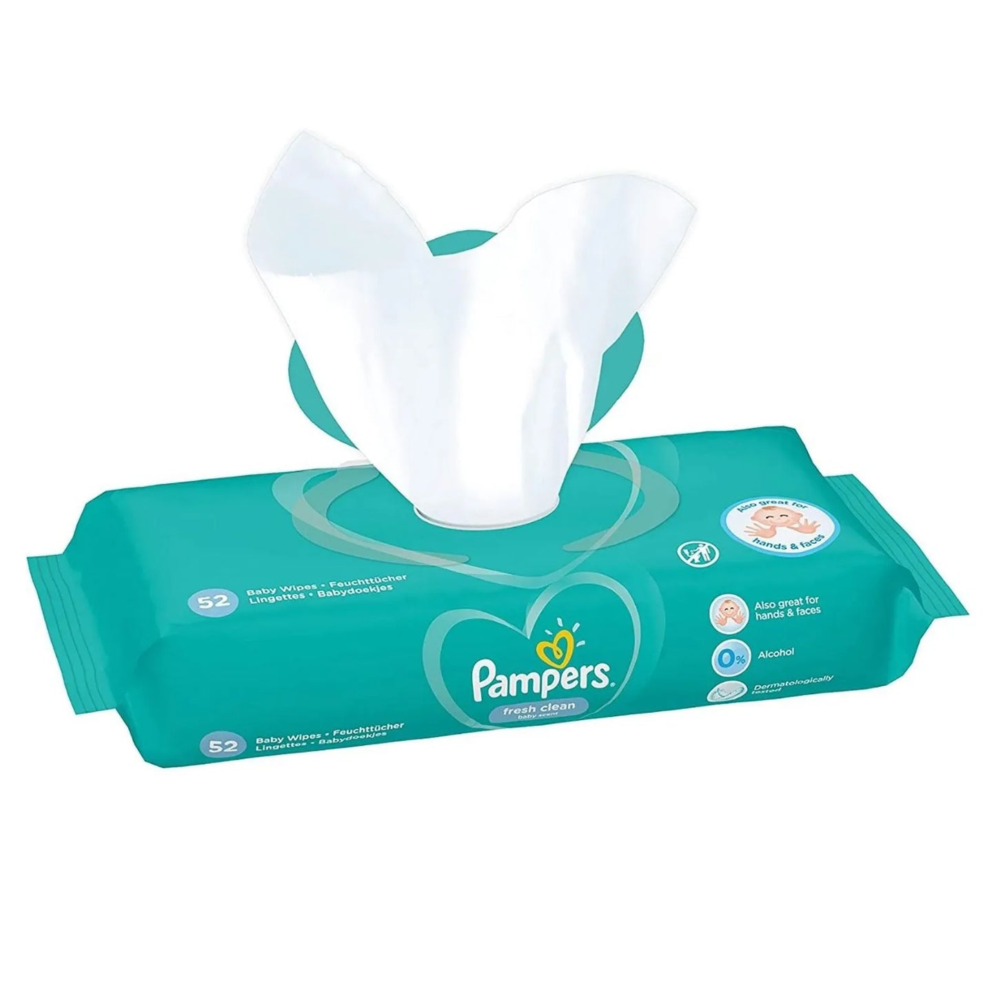 Pampers Baby Wipes Scented 52 pcs