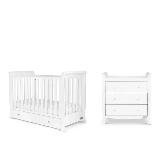 Ickle Bubba Snowdon 4-in-1 Mini Furniture Set Premium Pocket Sprung Mattress 2 pcs - White