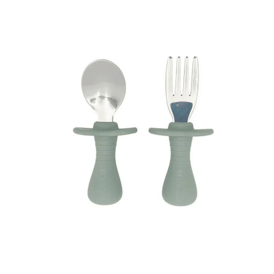 BLW Essentials Toddler Cutlery Set - Sage