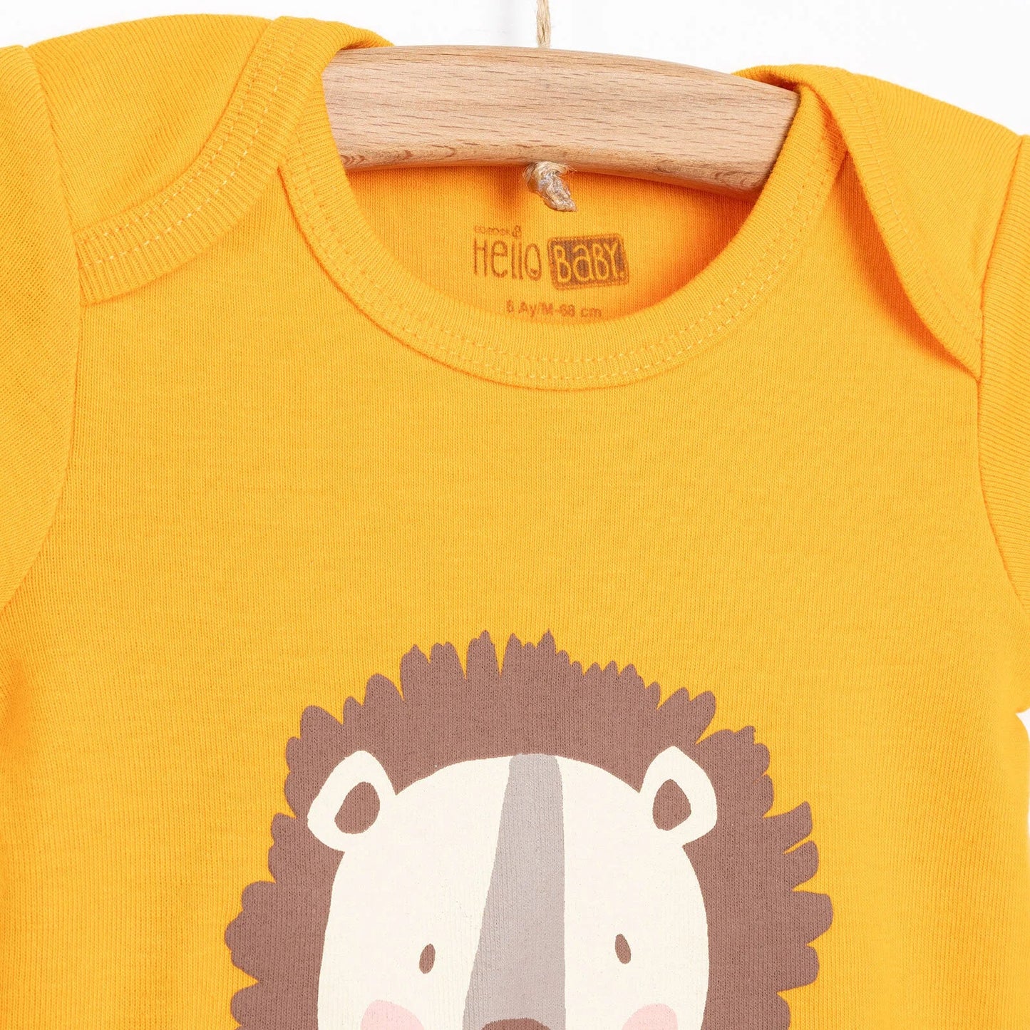 HelloBaby Short Sleeve Bodysuit - Orange