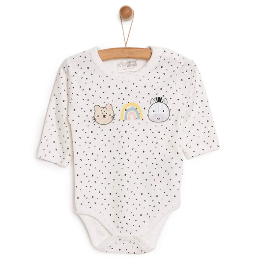 HelloBaby Baby Girl Long Sleeve Body - Ecru