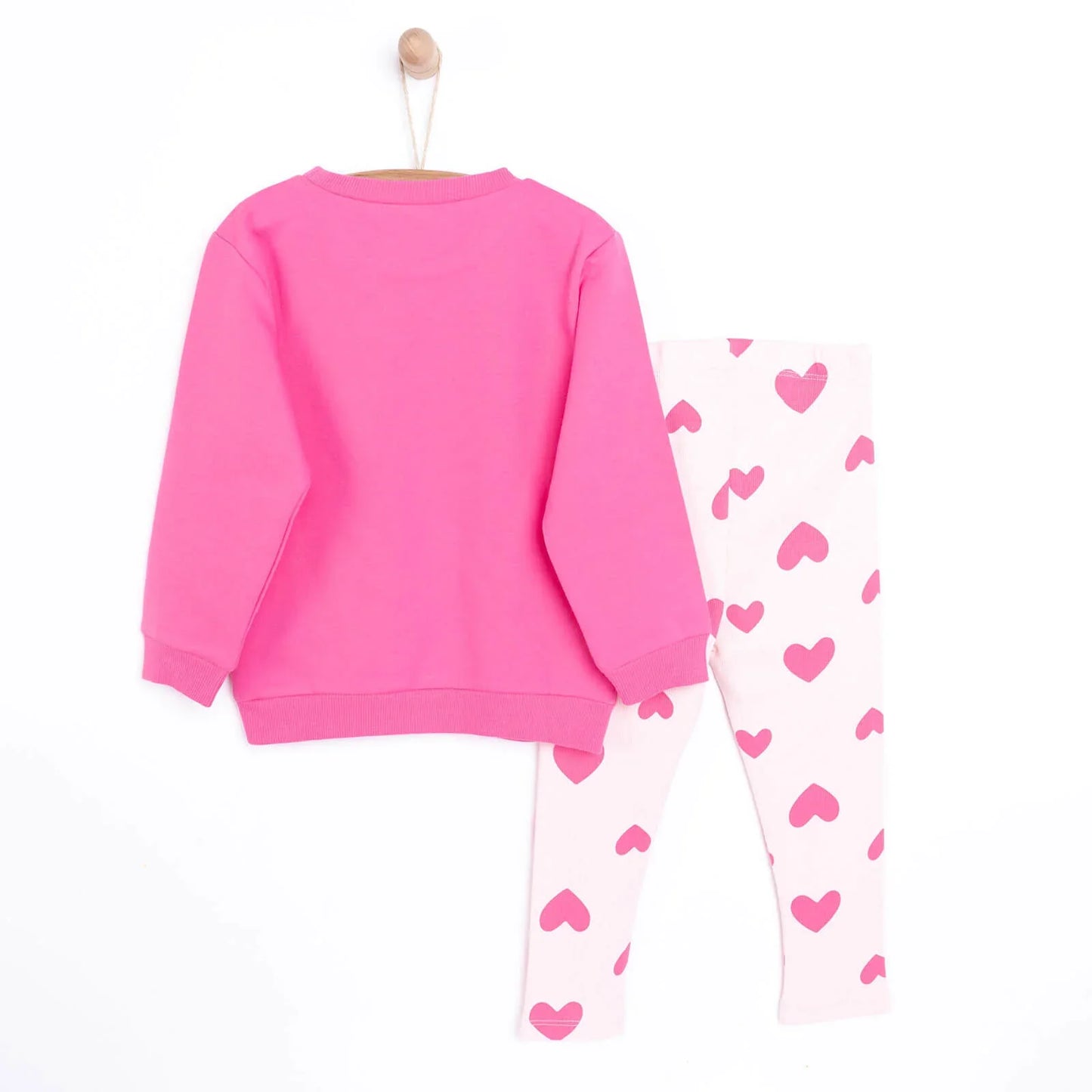 HelloBaby Sweatshirt Footless Bottom - Pink