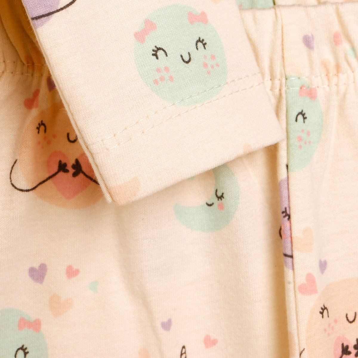 HelloBaby Basic Baby Girl Pyjamas Set - Ecru