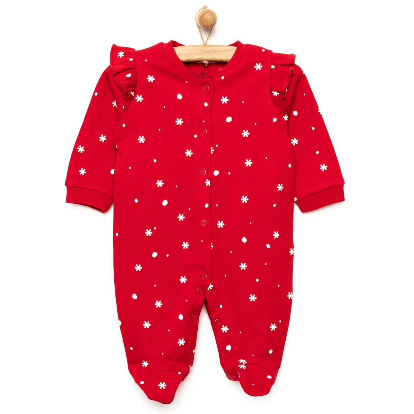 Ma Douce Baby Newborn Jumpsuit - Red