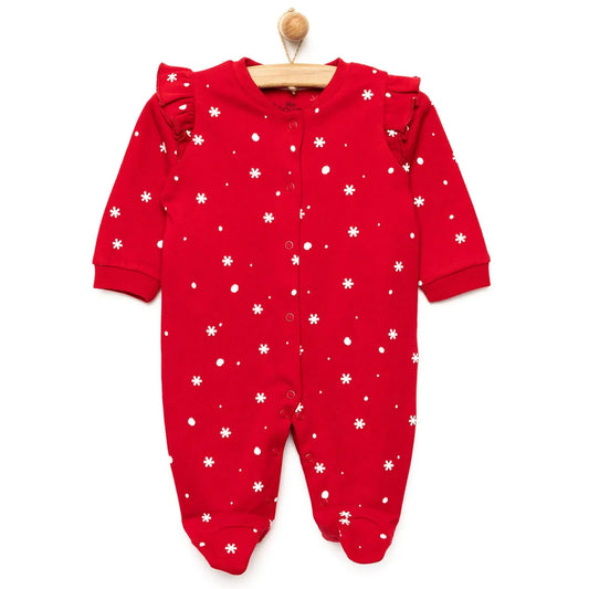 Ma Douce Baby Newborn Jumpsuit - Red