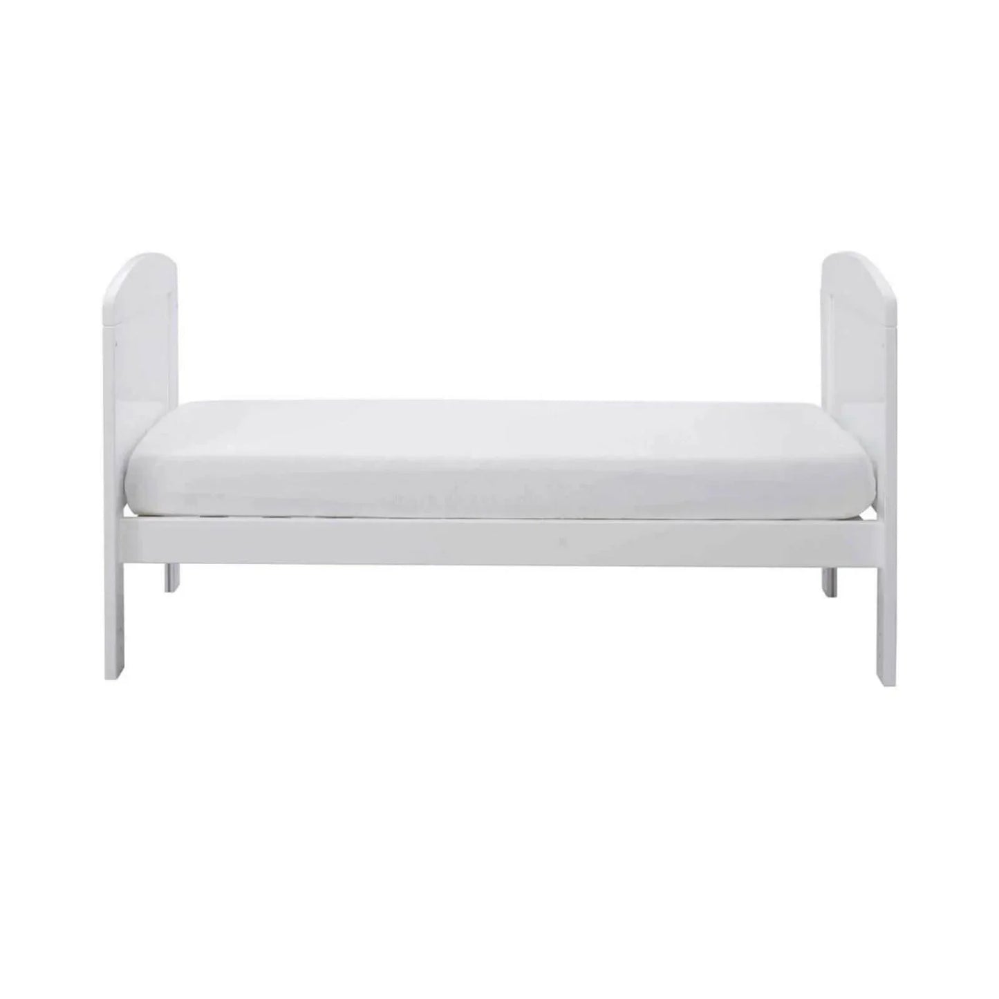 Ickle Bubba Coleby Mini Cot Bed White - Premium Pocket Sprung Mattress