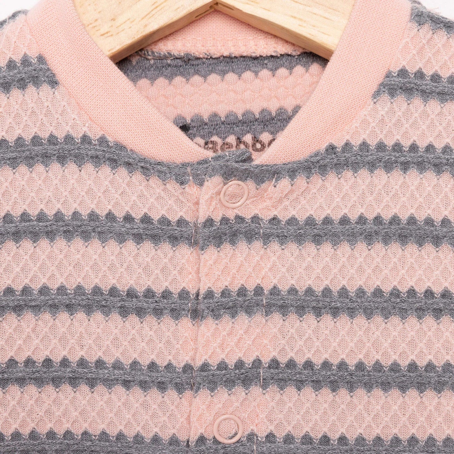 Bebbek Girl Footed Jumpsuit - Salmon