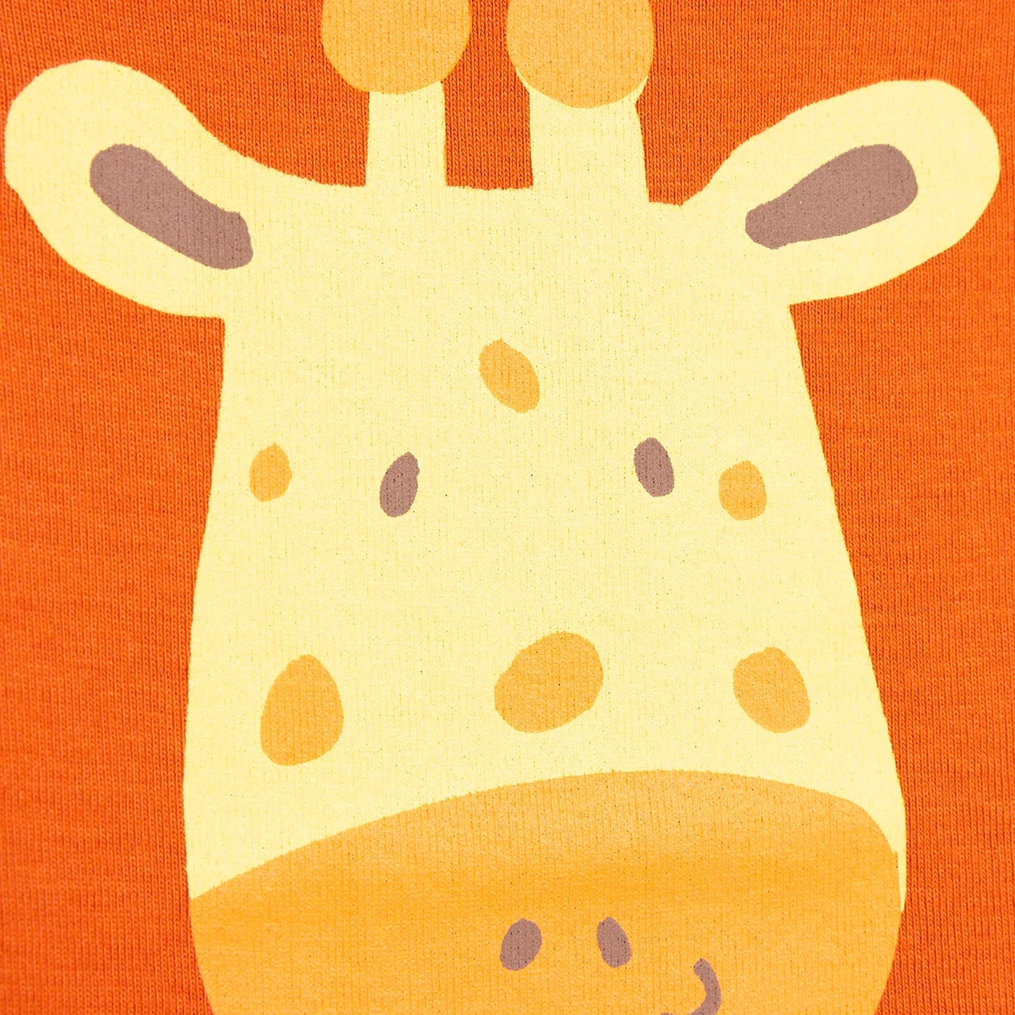 HelloBaby Short Sleeve Bodysuit - Dark Orange