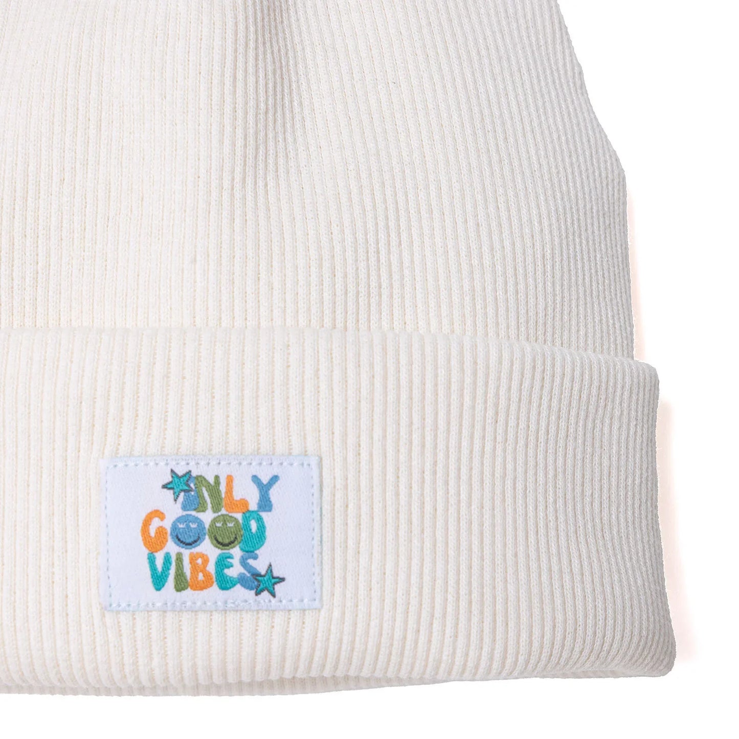 HelloBaby Beanie - Ecru