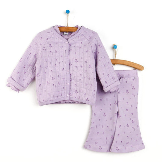 Tuffy Sweatshirt-Pants-Cardigan - Mauve