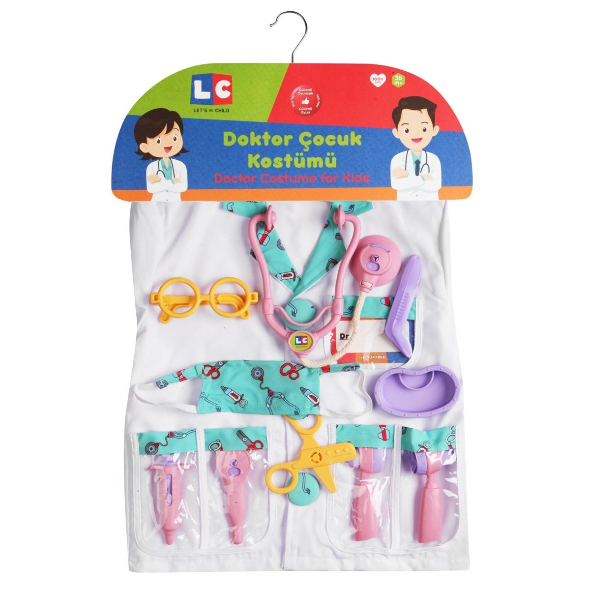 Let's Be Child Doctor Child Costume Assorted
