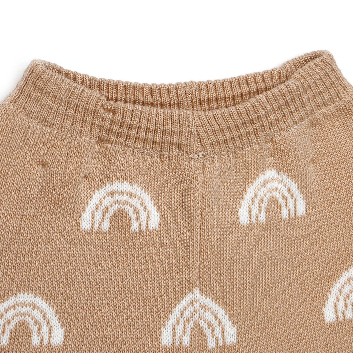 HelloBaby Newborn Rainbow Knit Sweatshirt Starter Set - Beige