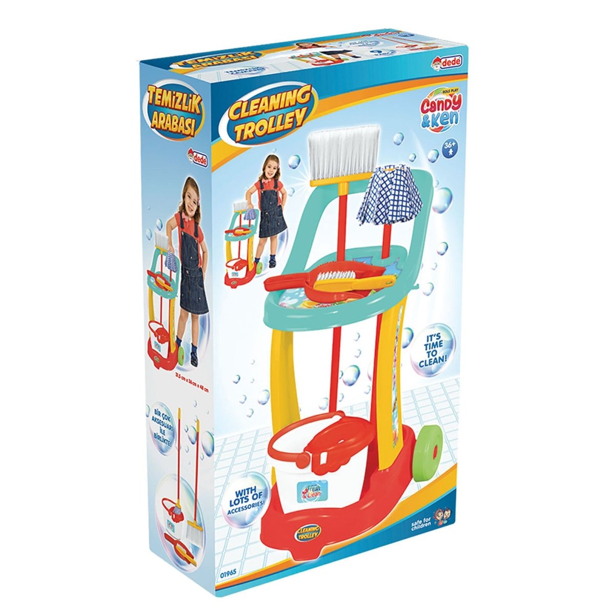 Dede Cleaning Trolley 9 pcs