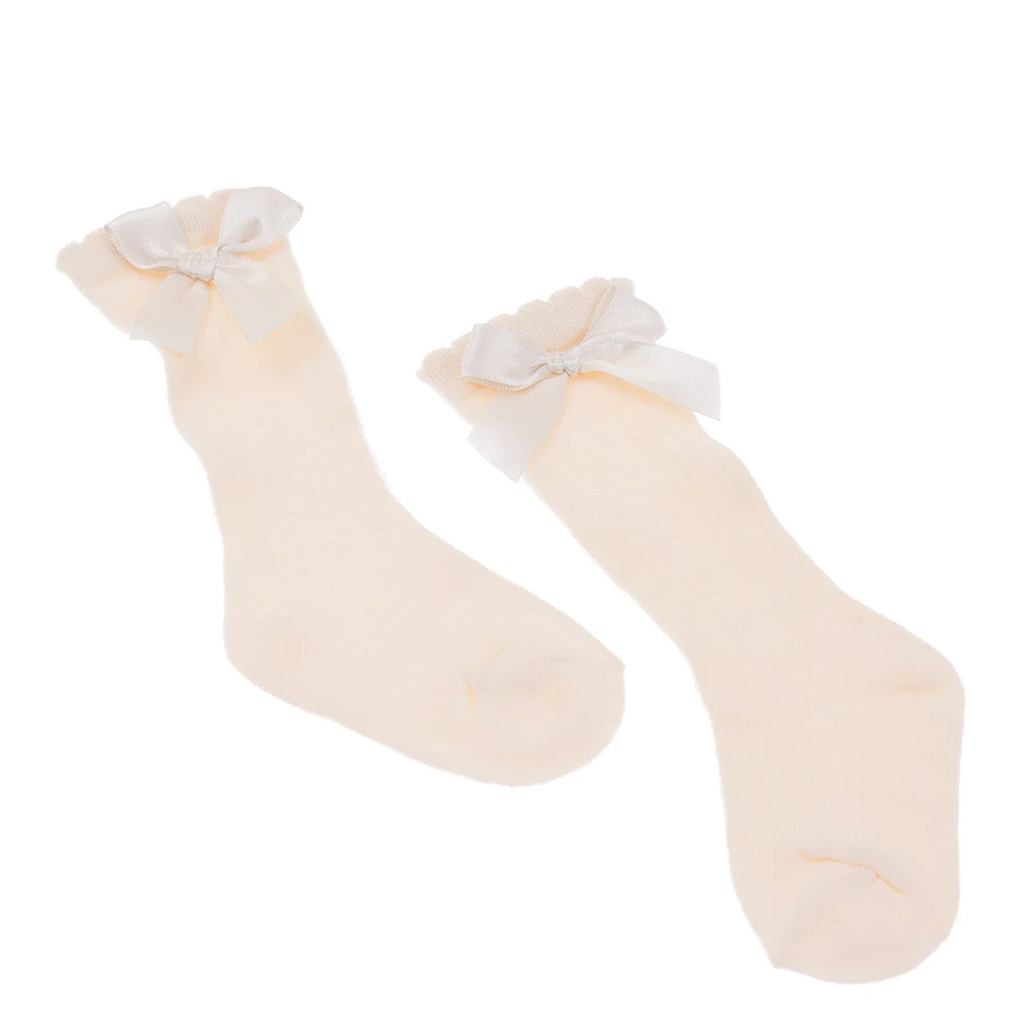 HelloBaby Girl Knee Socks - Ecru