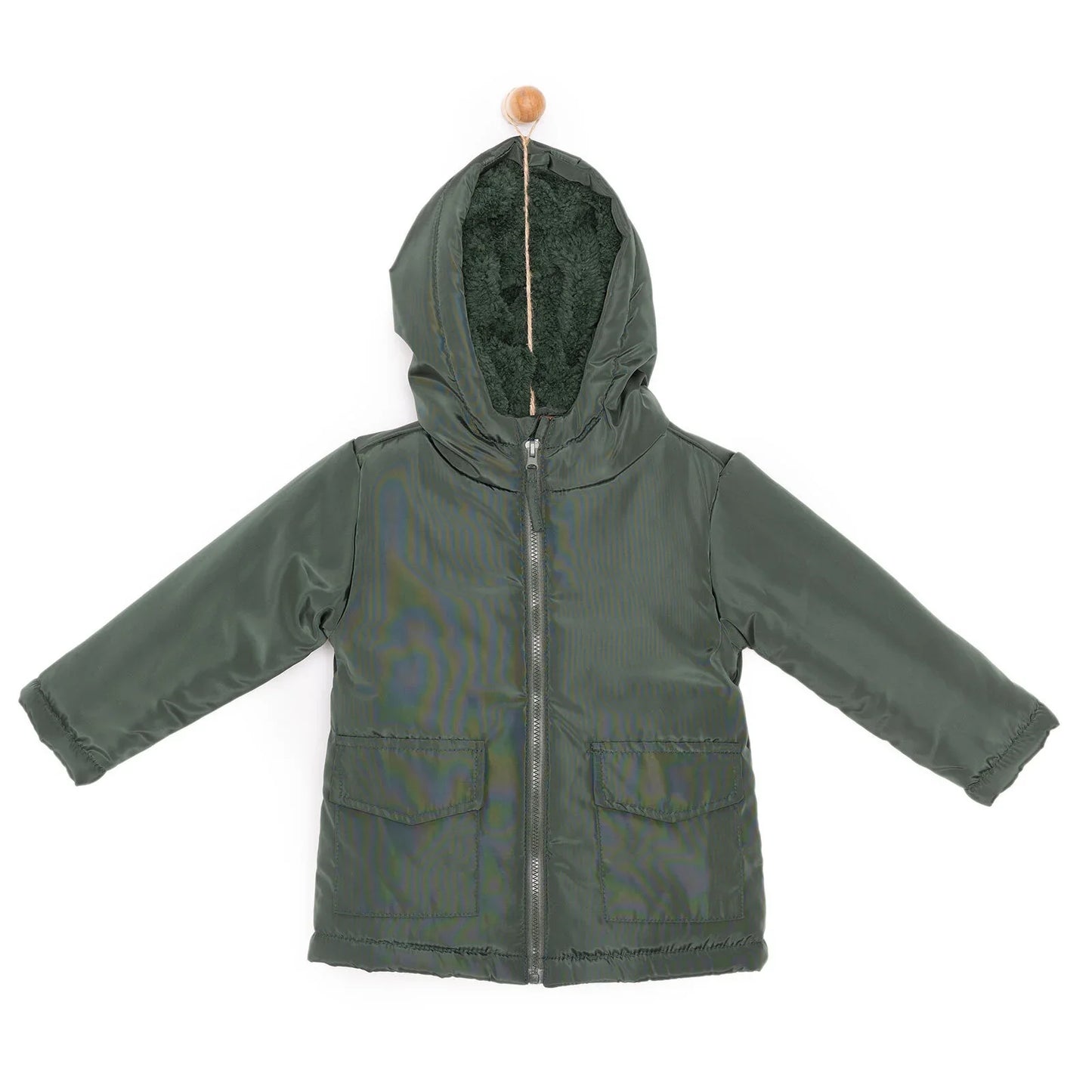 HelloBaby Hooded Coat - Green