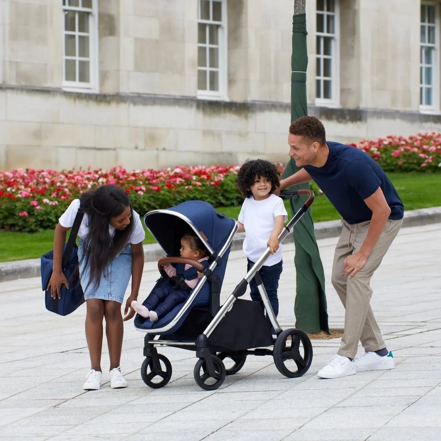 Ickle Bubba Eclipse 2in1 Carrycot&Pushchair MidBlue