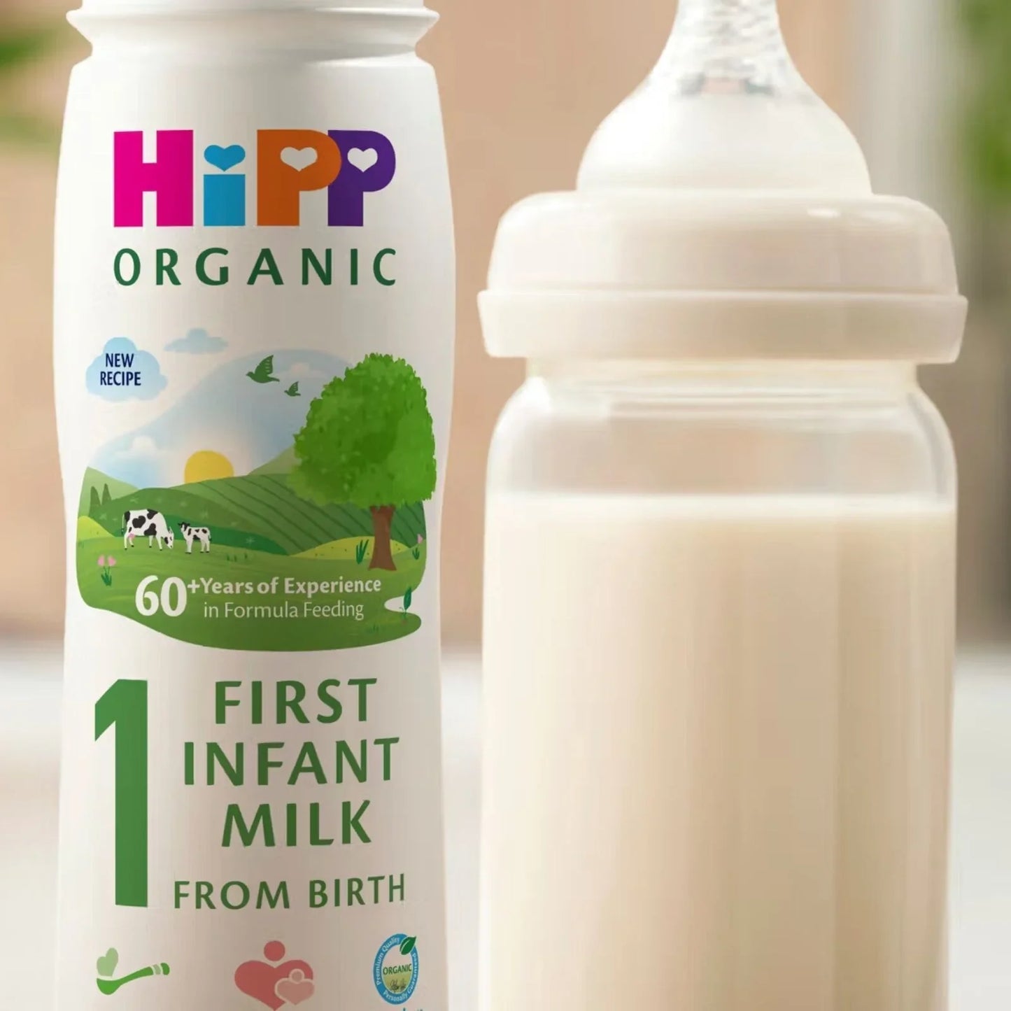 HiPP Organic 1 First Infant Ready to Feed Liquid Milk from Birth 200ml