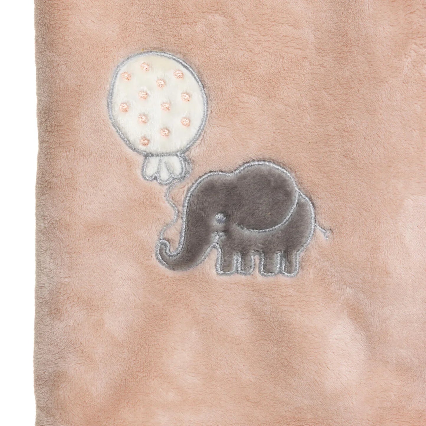 Mollia Welsoft Embroidered Baby Girl Blanket 80x100cm - Pink