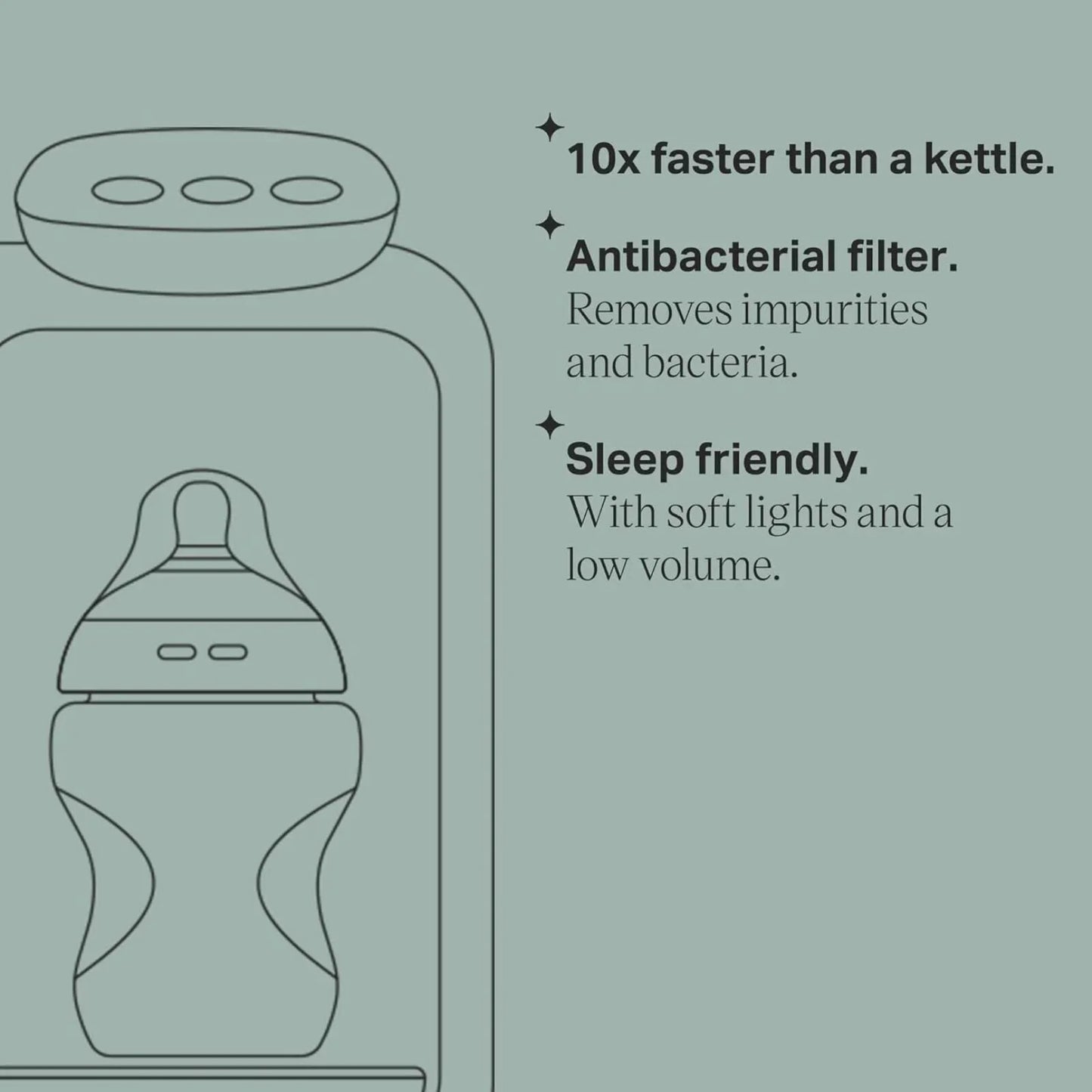 Tommee Tippee Perfect Prep Day & Night - White