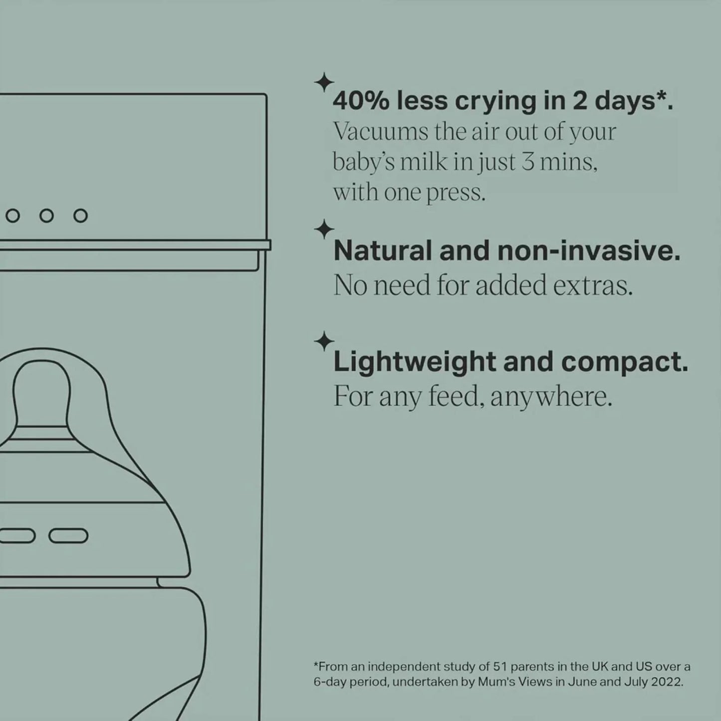 Tommee Tippee Colic Soothe Milk Air Remover