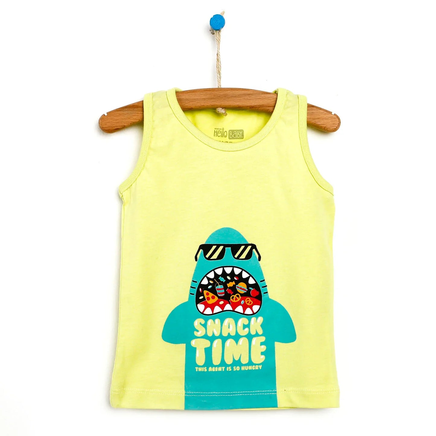 HelloBaby Basic Baby Boy Tank Top - Light Green