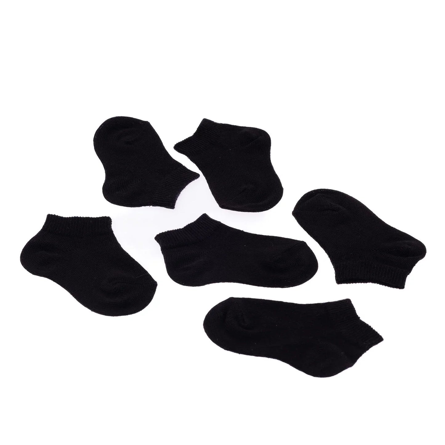 HelloBaby Boy Baby Socks 3 Pack - Black