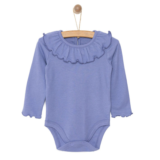 HelloBaby Girl Long Sleeve Bodysuit - Purple