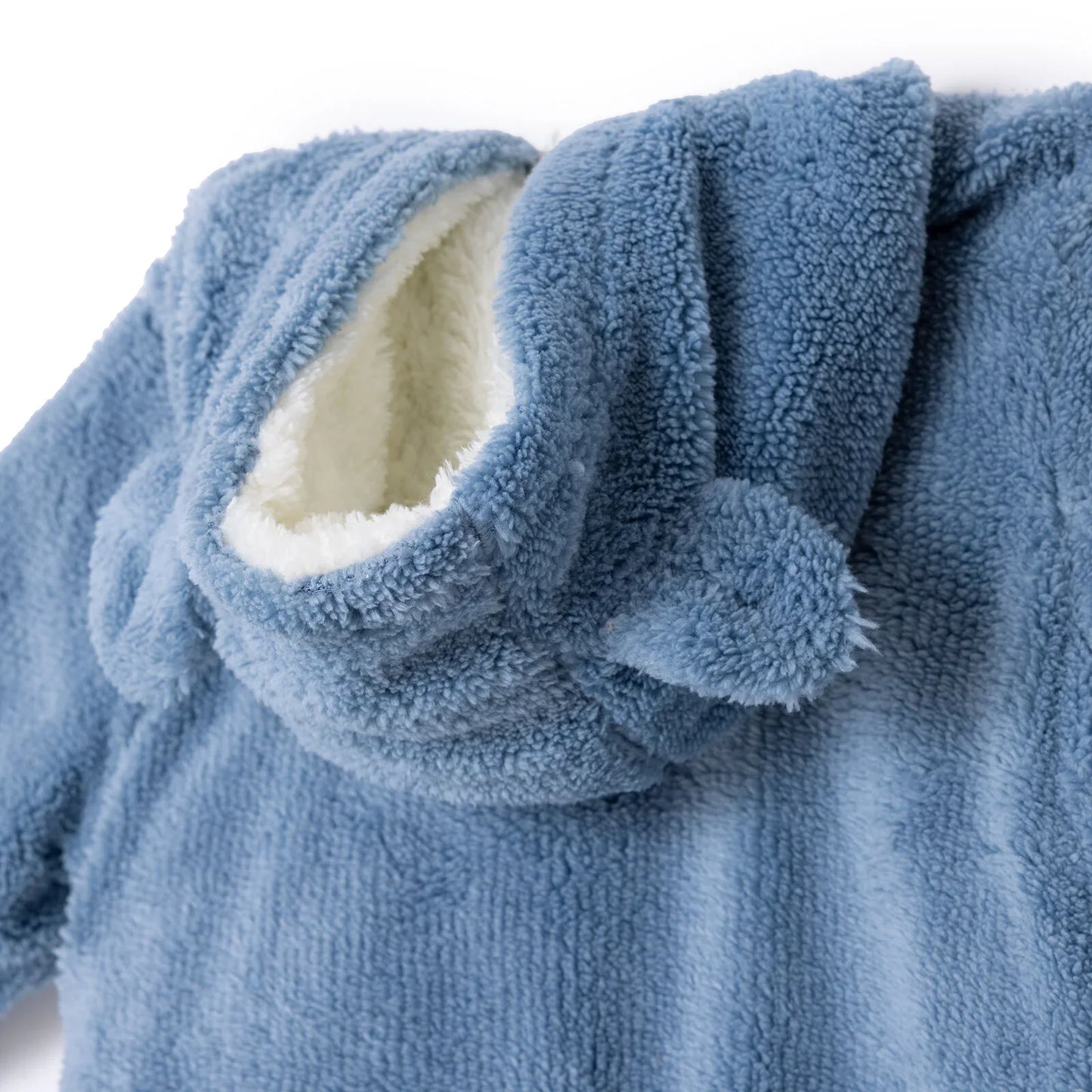 Midimod Newborn Welsoft Footless Jumpsuit - Blue