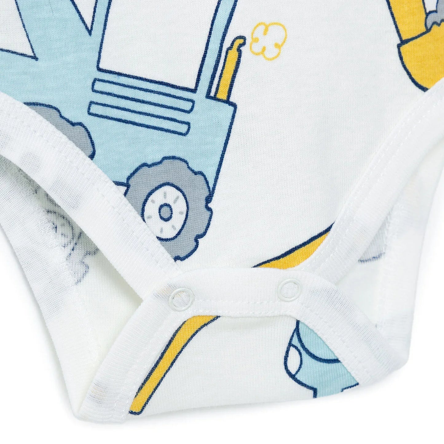HelloBaby Animal Patterned Short Sleeve Body - Ecru