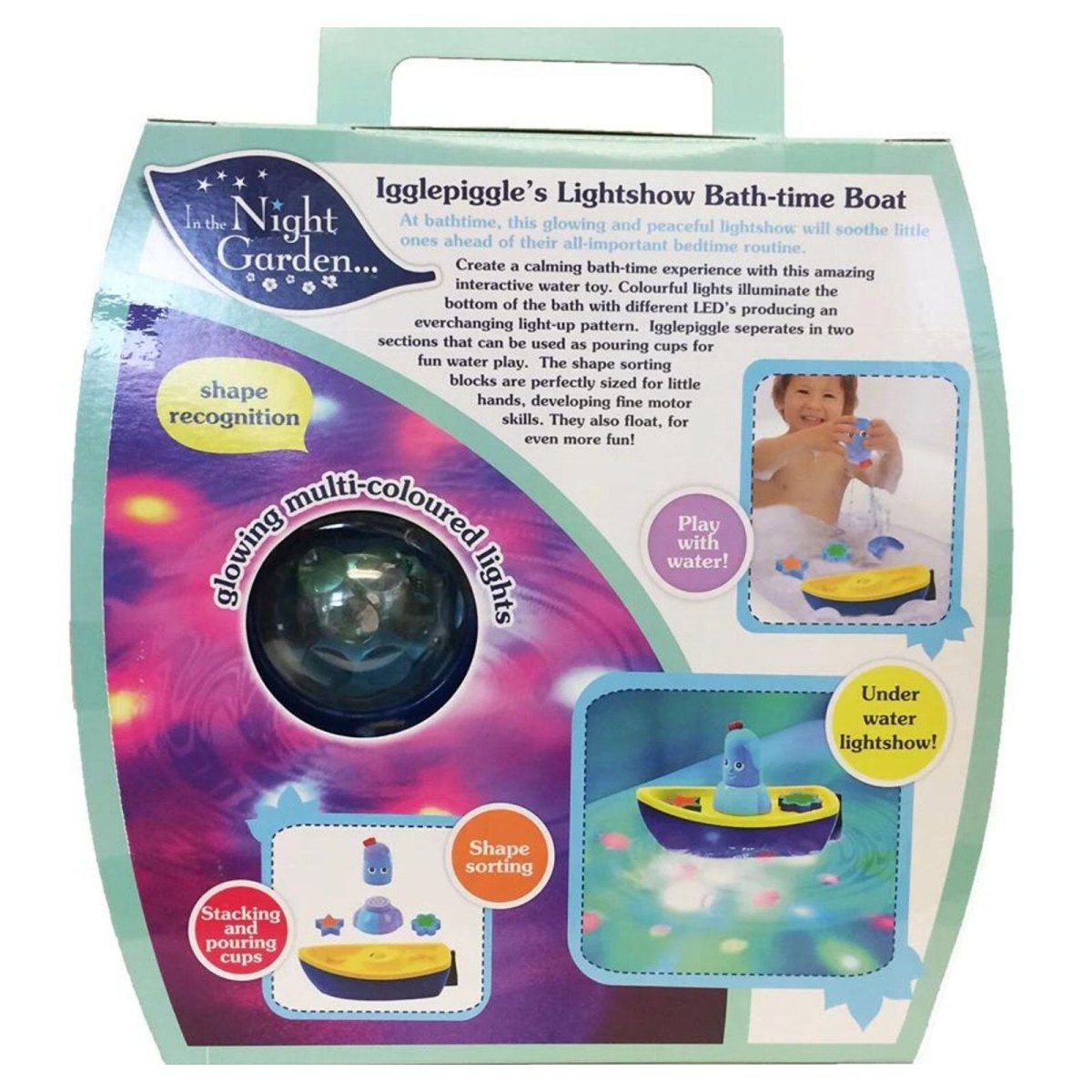In the Night Garden Iggle Piggle's Lightshow Bath-time Boat