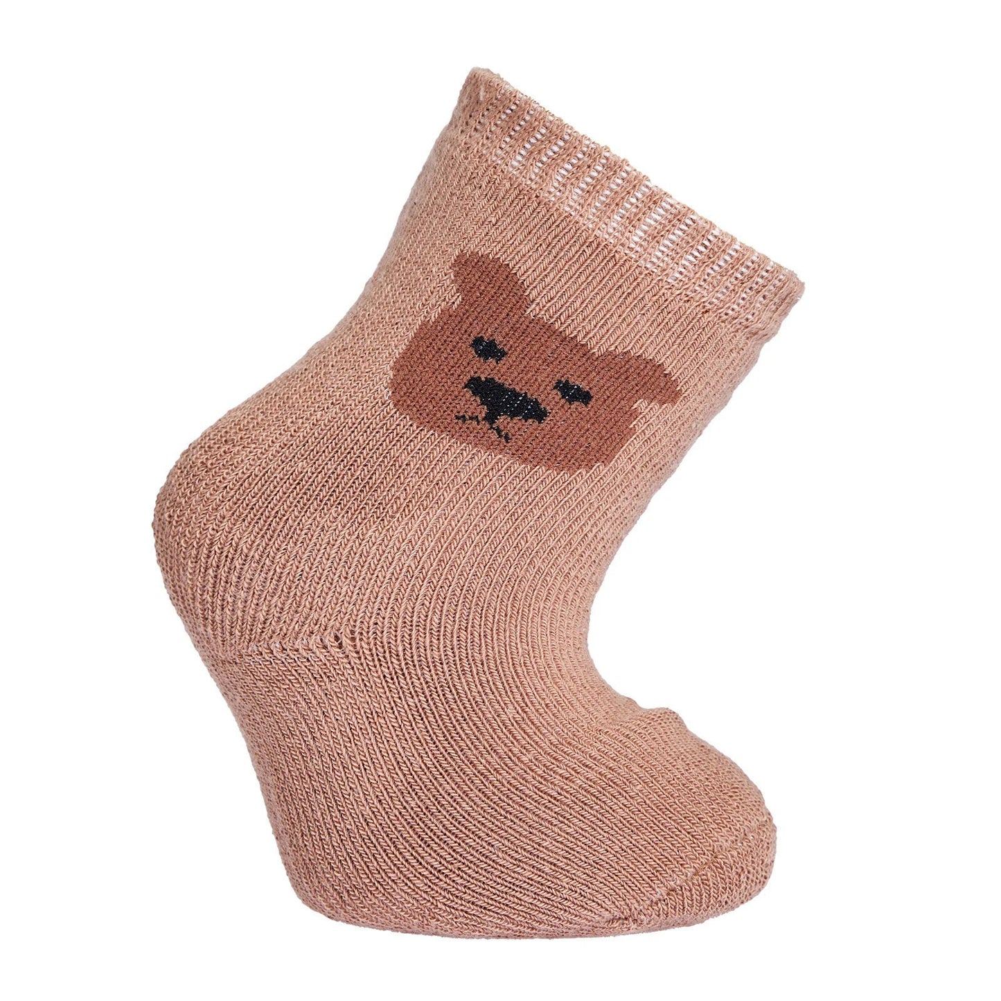 HelloBaby Boy Chenille Socks 3 Pack - Brown