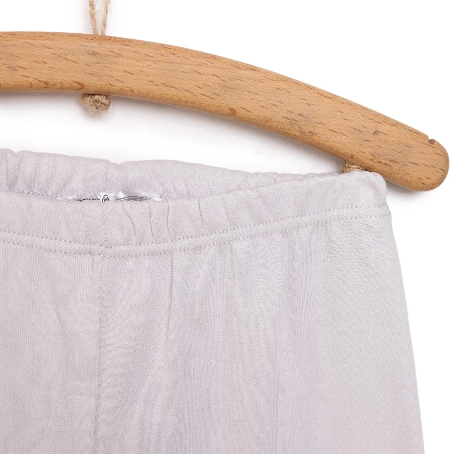 HelloBaby Newborn Baby Boy Joggers with Feet - Light Grey