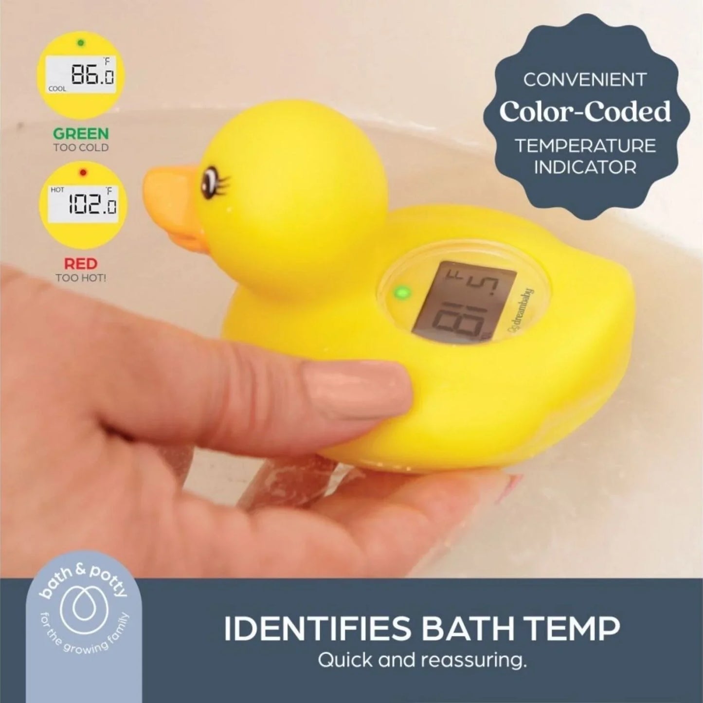 Dreambaby Bath & Room Thermometer - Duck