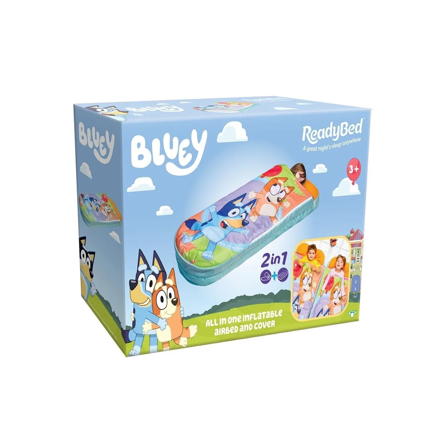 Outlet - ReadyBed 2-in-1 Airbed and Sleeping Bag - Bluey