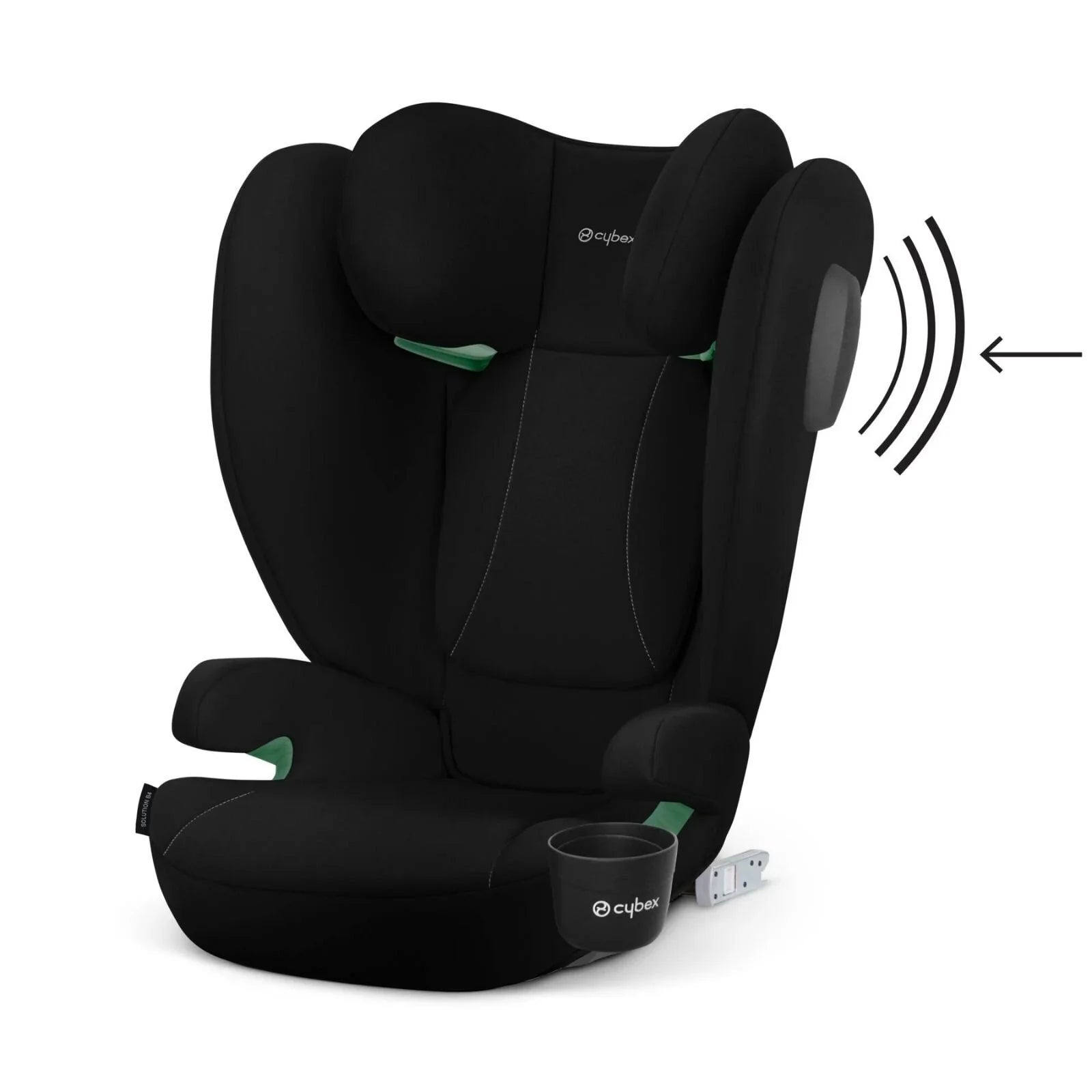 Cybex Solution B4 i-Fix Group 2/3 Car Seat (4 Years to 12 Years) - Volcano Black