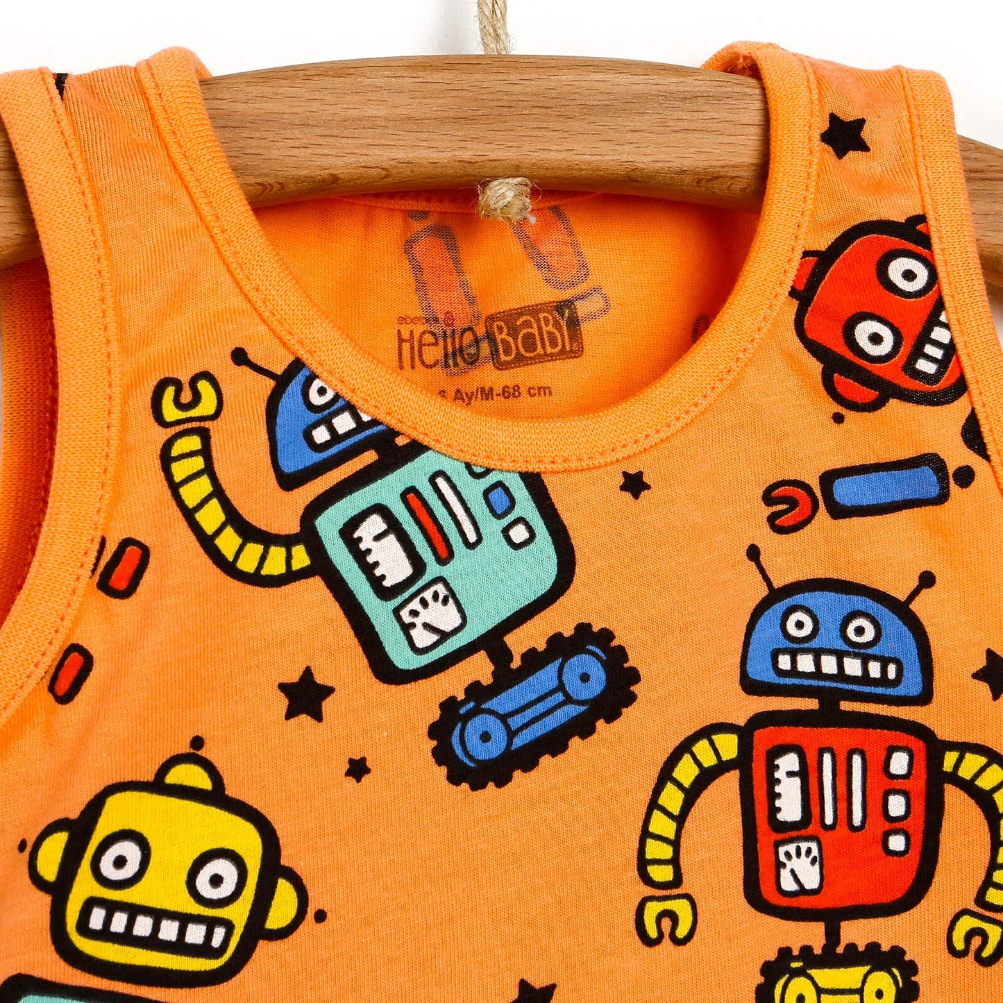 HelloBaby Basic Baby Boy Tank Top - Salmon