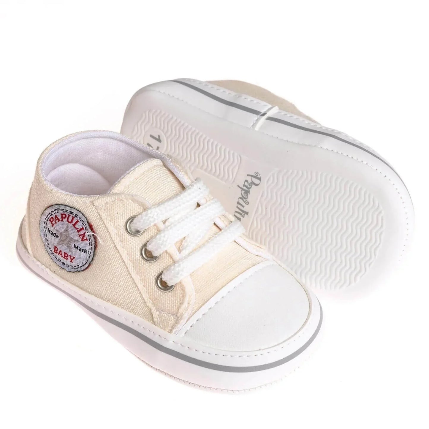 Papulin Unisex Booties - White