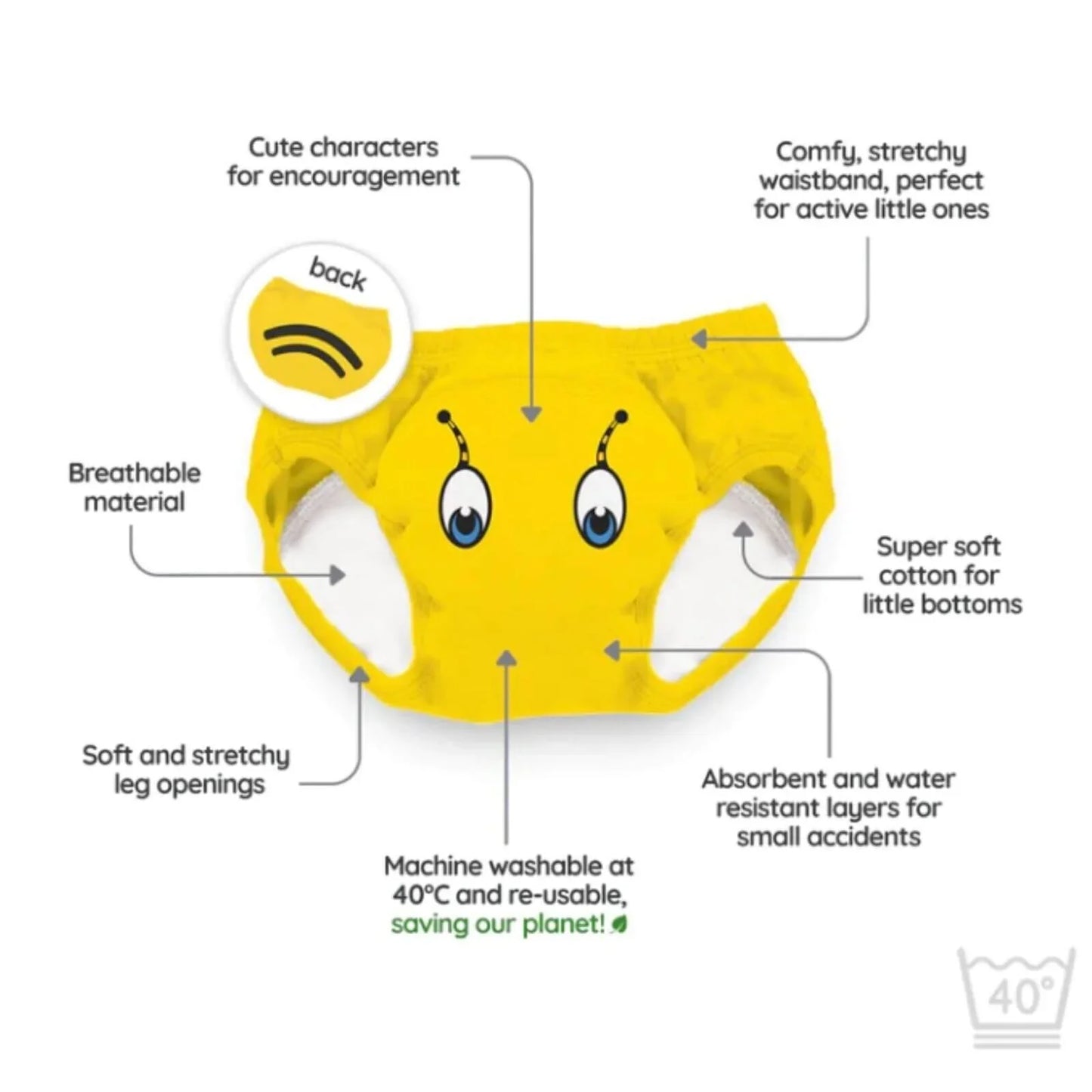 My Carry Potty My Little Training Pants - Bumble Bee