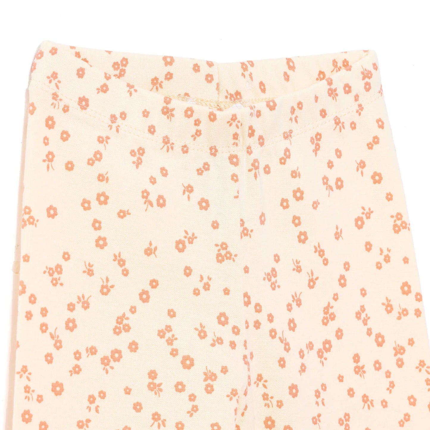 HelloBaby Basic Girl Flowers Patterns Leggings - Light Yellow