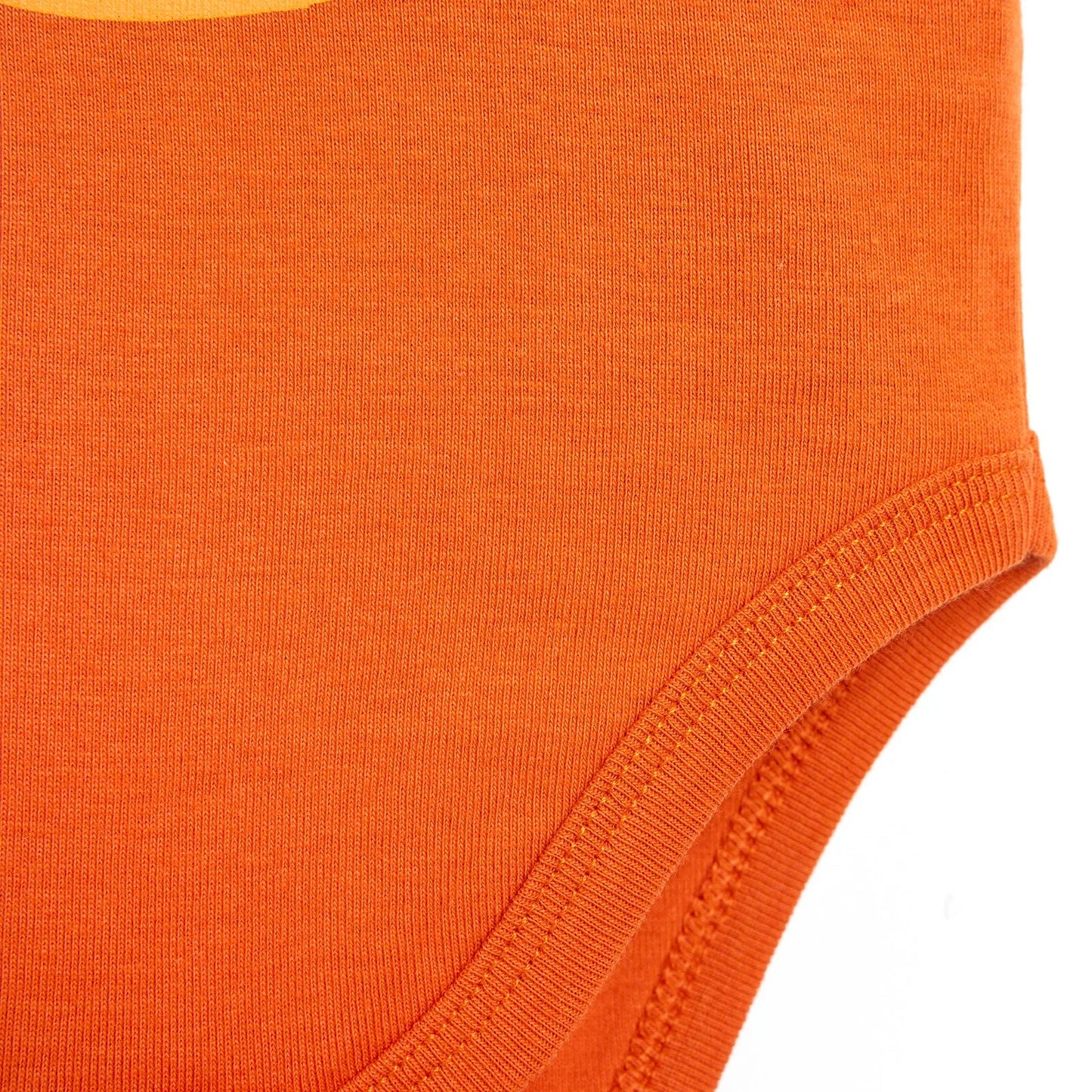 HelloBaby Short Sleeve Bodysuit - Dark Orange