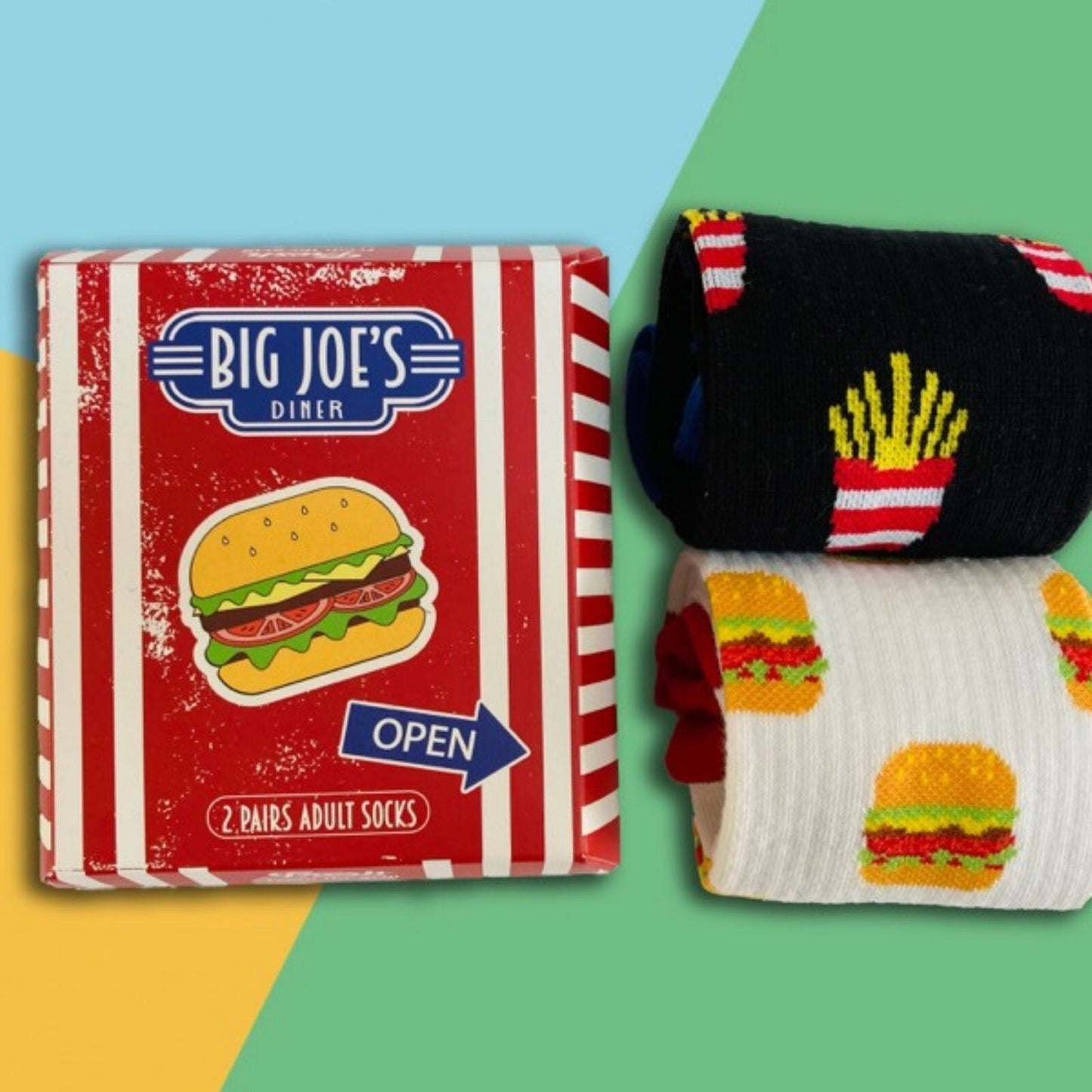 Boxt Socks Unisex Burger 2 pcs