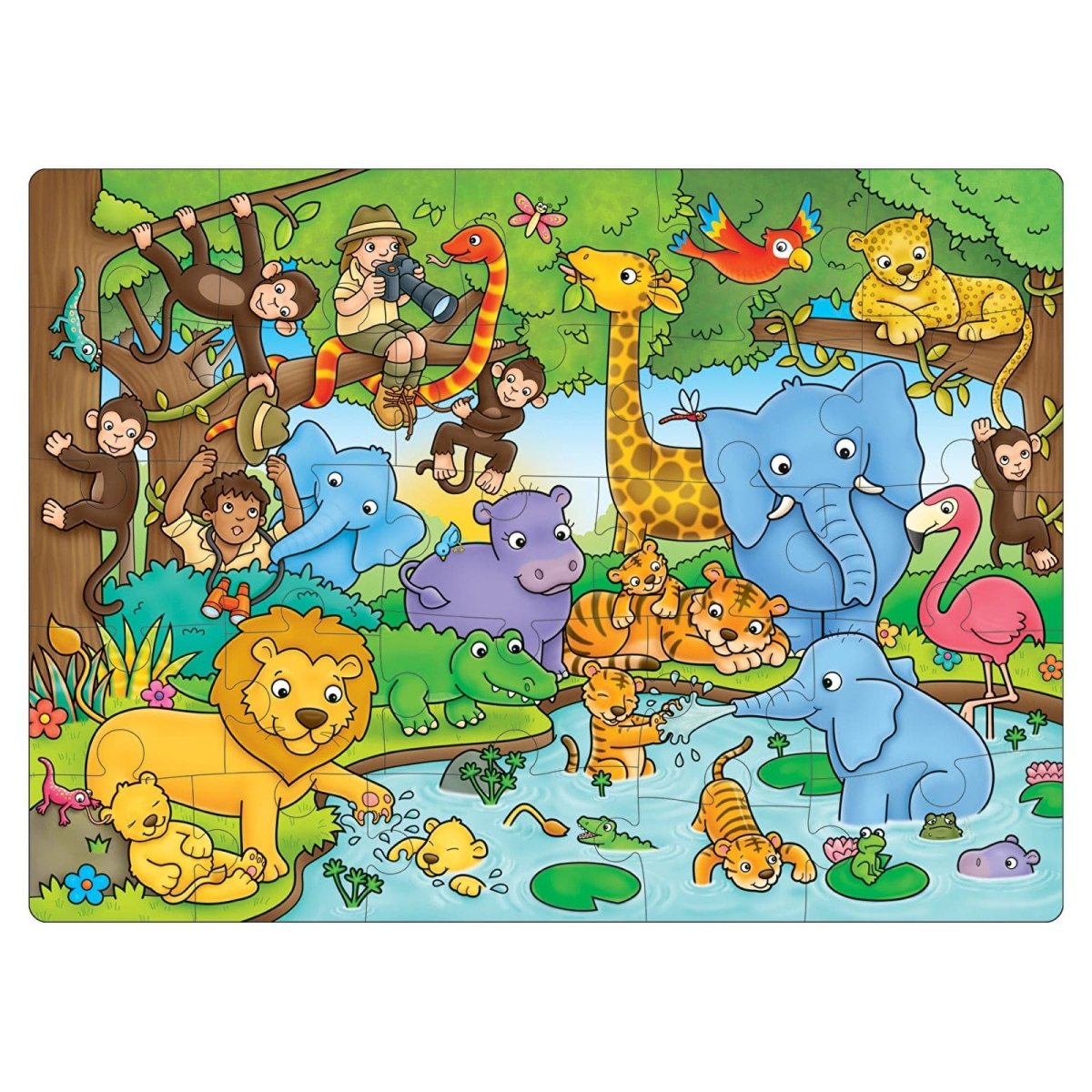 Orchard Toys Who's In The Jungle? Jigsaw Puzzle