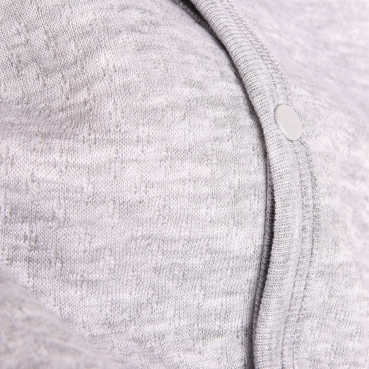 HelloBaby Basic Baby Boy Quilted Hooded - Grey Melange