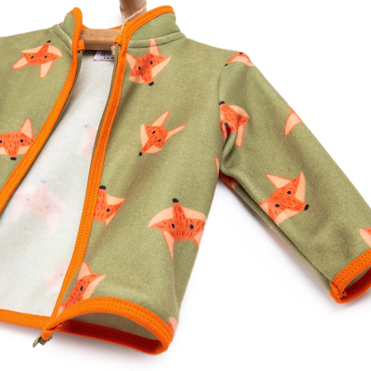 HelloBaby Basic Repeat Printed Fleece Cardigan - Printed