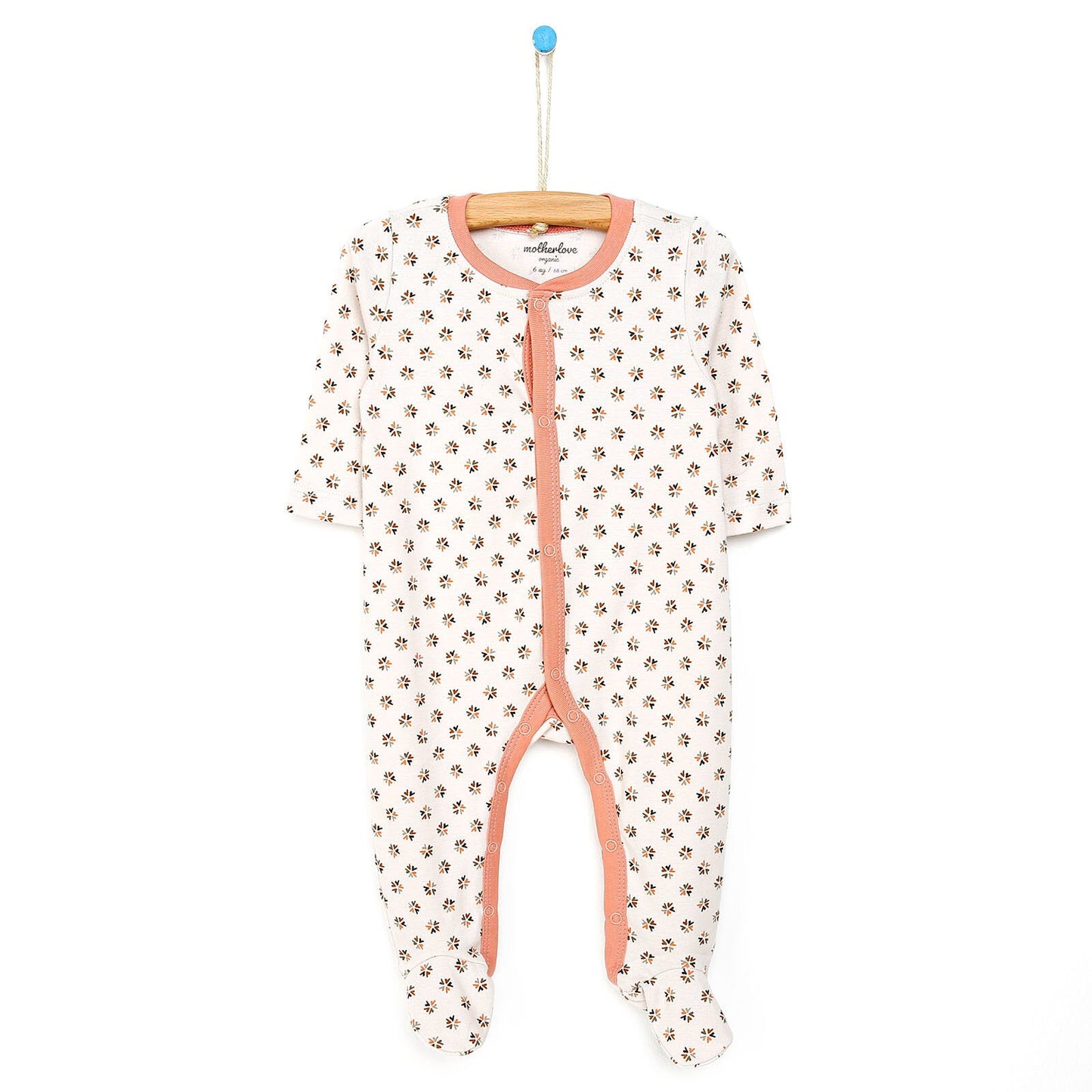 Motherlove Newborn Organic Footed Jumpsuit - Pink