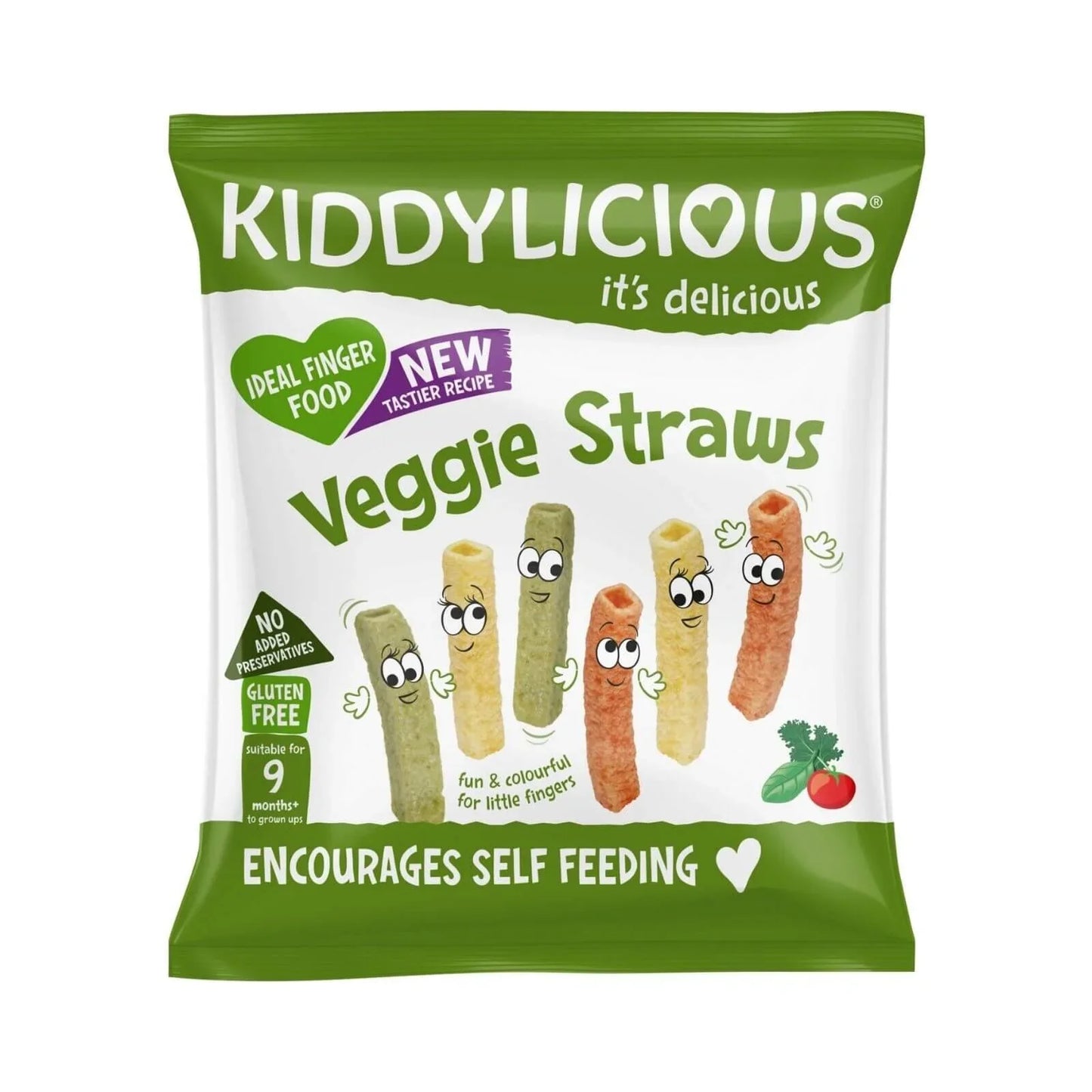 Kiddylicious Veggie Straws Multi 9+ months 48g (4x12g)